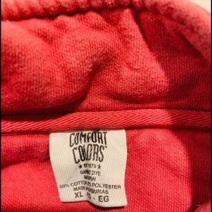 Unisex comfort colors half zip